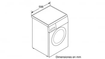 BOSCH WUQ28468ES LAVADORA BLANCA 8KG 1400RPM A+++ -30% - 10