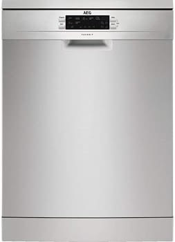 Lavavajillas AEG FFB63700PM Inox XXL Inverter AirDry Timesaver SoftSpikes SoftGrip 15 Cubiertos Tercera Bandeja 44dB A+++ | Stock
