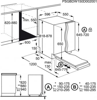 **Lavavajillas Zanussi ZDT26040FA Integrable de 60 cm para 13 cubiertos con Motor Inverter A+++**DESCATALOGADO - 4
