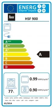 Horno Teka HSF 900 Inoxidable de 90cm con 77L con 7 funciones de cocción a 5 alturas y Clase A - 5