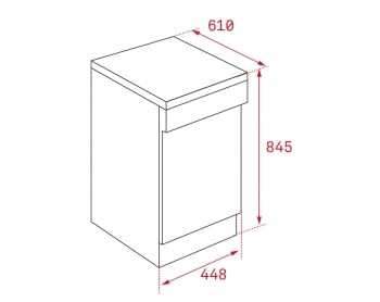 TEKA LP9 440 INOX LAVAVAJILLAS 10 SERVICIOS 47dB A++ - 2