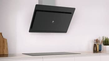 Campana Inclinada Cristal Negro Balay 3BC587GN 80cm Decorativa | Luz Led | 680m3/h - 4