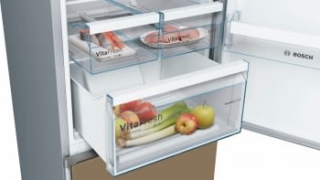BOSCH KVN39IC3B COMBI MARRON CLARO NO FROST 203X60CM A++ SKIN CONDENSER - 3