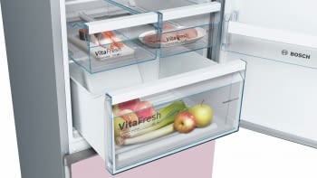 BOSCH KVN39IP3B COMBI ROSA PASTEL NO FROST 203X60CM A++ SKIN CONDENSER - 3