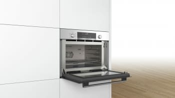 BOSCH CPA565GS0 HORNO MICROONDAS COMPACTO VAPOR MULTIFUNCION INOX CRISTAL NEGRO ALTO 45CM - 3