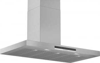 Campana decorativa de pared Bosch DWB97IM50 en Acero inoxidable de 90 cm a 710 m³/h | Clase B | Serie 4