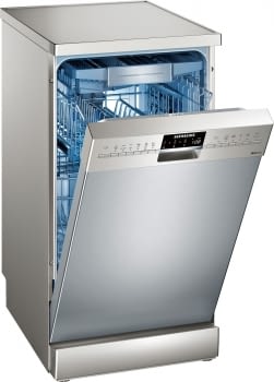SIEMENS SR256I01TE LAVAVAJILLAS INOX 45CM 10 SERVICIOS 3a BANDEJA 43dB A+++
