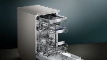 SIEMENS SR256I01TE LAVAVAJILLAS INOX 45CM 10 SERVICIOS 3a BANDEJA 43dB A+++ - 2
