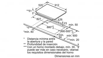 Placa de Inducción Siemens EX975LVV1E Flexible de 90 cm | Control aceite fryingSensor | Función powerMove | Control lightSlider | WiFi Home Connect - 7