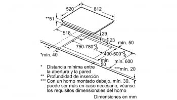 Placa de Inducción Siemens EX875KYW1E Flexible de 80 cm | Función powerMove | Control TFT touchPlus | WiFi Home Connect | iQ700 | Stock - 6