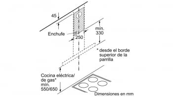 Campana de Pared Decorativa Siemens LC97BHM50 Metallic de 90 cm con una potencia de 739 m³/h | Motor iQdrive Clase B | iQ300 - 9