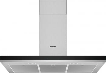 Campana de Pared Decorativa Siemens LC96BHM50 Metallic de 90 cm con una potencia de 604 m³/h | Motor iQdrive Clase B | iQ300