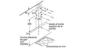 Campana de Pared Decorativa Siemens LC76BHM50 Metallic de 75 cm con una potencia de 604 m³/h | Motor iQdrive Clase B | iQ300 - 6
