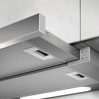 ELICA ELITE 14 LUX GRIX/A/60 CAMPANA EXTRAIBLE ENCASTRE SILVER INOX 60CM 336M3/H - 2