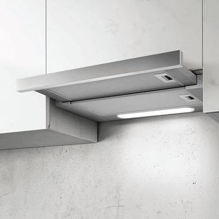 ELICA ELITE 14 LUX GRIX/A/60 CAMPANA EXTRAIBLE ENCASTRE SILVER INOX 60CM 336M3/H - 3