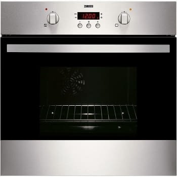 Horno Zanussi ZOHKE2X1| Inox antihuellas | 57 litros con esmalte | Fácil limpieza | Clase A