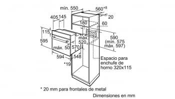BALAY 3HB2010B0 HORNO BLANCO MULTIFUNCION ABATIBLE SERIE CRISTAL - 4
