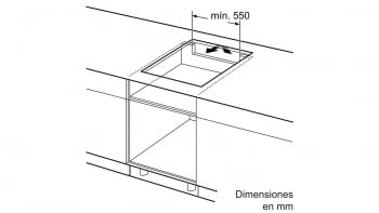 BALAY 3EB865AQ INDUCCION GRIS ANTRACITA 3 ZONAS MAX 28CM BISELADA - 5