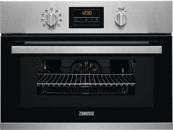 Horno Compacto Zanussi ZOK37901XU Inox antihuellas Multifunción de 45 cm, 43 l Clase A