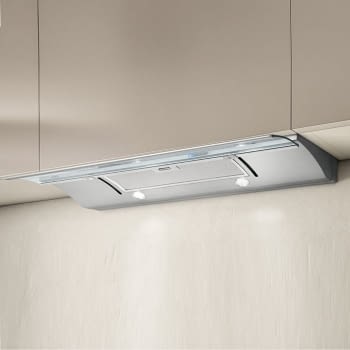 ELICA GLIDE IX/A/90 CAMPANA ENCASTRE INOX CRISTAL 90CM 581M3/H