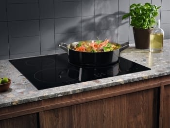 Placa de Inducción Electrolux EIT60336CK de 60 cm con 3 Zonas Max 28 cm Placa-Campana Hob2Hood - 2