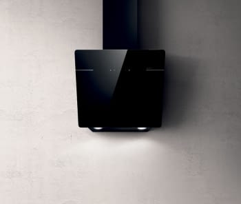 ELICA L'ESSENZA BL/A/90 CAMPANA CRISTAL NEGRO INCLINADA 90CM 691M3/H