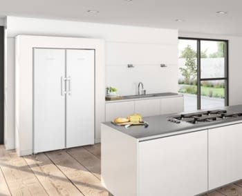 LIEBHERR SBS 7242 SIDE BY SIDE BLANCO NF A++ - 5