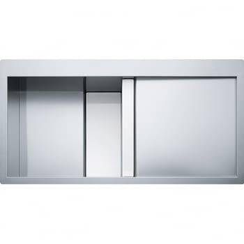FRANKE CRYSTAL LINE CLV-214-I BLANCO CRISTAL INOX FREGADERO ENCASTRE Y RAS ENCIMERA