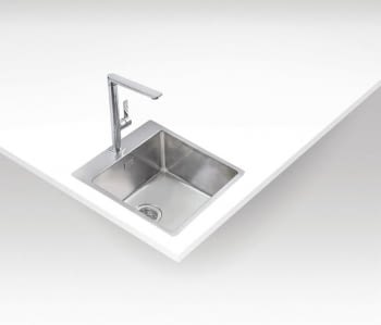 TEKA FORLINEA R15 40.40 FREGADERO INOX 1 CUBETA BAJO ENCIMERA o RAS - 2