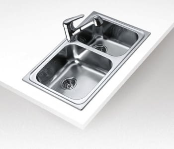TEKA CLASSIC 2C 86 REV SF FREGADERO INOX 2 CUBETAS - 2