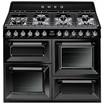 SMEG COCINA A GAS SERIE VICTORIA TR4110BL1 COLOR NEGRO 110cm