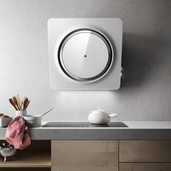 ELICA LOOP BLANCA CAMPANA VERTICAL 80CM DOBLE FILTRO