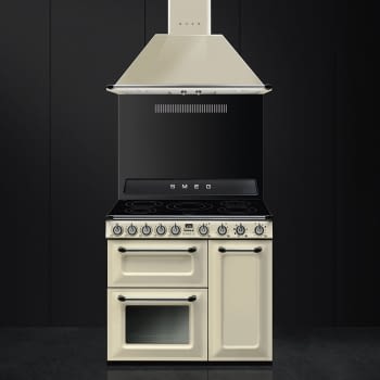 CAMPANA DECORATIVA CREMA 90CM SMEG KT90PE VICTORIA 820M3/hora