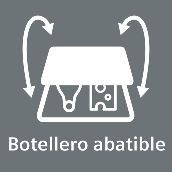Botellero abatible