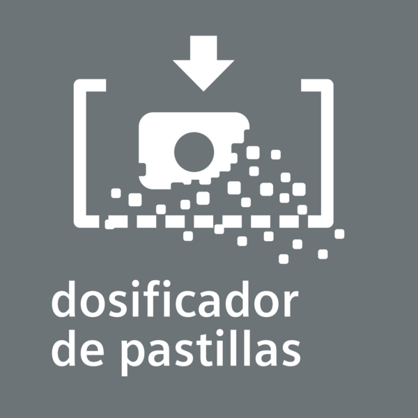 Dosificador de detergente en pastilla