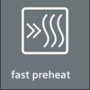 Precalentamiento rápido y coolStart
