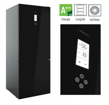 TEKA RBF 78720 GBK Inox Cristal Negro No Frost 192X70CM A++