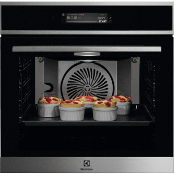 Horno Vapor Electrolux EOA9S31CX A++ | WIFI | Camara en Directo | 70L XXL | Cocción Tradicional + Vapor + Sonda | 260 recetas