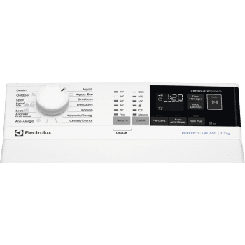 Lavadora de Carga Superior Electrolux EW6T3722AF 7Kg 1200rpm SensiCare Display LCD XL y A+++ - 2