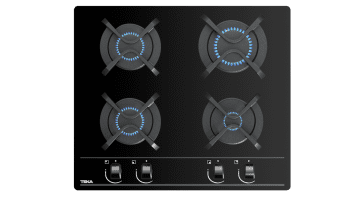 Teka GBC 64000 Placa Gas Natural Cristal  Negro | 60cm | Stock