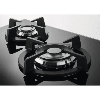 Placa Vitrocerámica Zanussi ZGO68410BA Negra de 60 cm con 4 quemadores (1 PureFlame) Termopar Parrillas de hierro fundido - 3