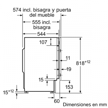 Bosch WIW24304ES Lavadora Integrable Blanca 7 kg 1200 rpm | Pausa + Carga | A+++ -10% | Serie 6 - 6