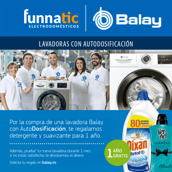 Balay 3TS992BD Lavadora 9kg 1200rpm AutoDosificación Pausa+Carga A+++