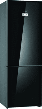 Bosch KGN49LBEA Frigorífico combi en cristal Negro | 203 x 70 cm | No Frost | WiFi HomeConnect | A++ | Serie 6