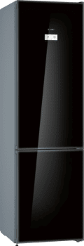 Bosch KGN39LBE5 Frigorífico combi en cristal Negro | 203 x 60 cm | No Frost | WiFi HomeConnect | A++ | Serie 6