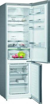 Bosch KGN39LBE5 Frigorífico combi en cristal Negro | 203 x 60 cm | No Frost | WiFi HomeConnect | A++ | Serie 6 - 2