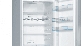 Bosch KGN39XIEP Frigorífico combi en Acero Inoxidable Antihuellas | 203 x 60 cm | No Frost | A++ | Serie 4