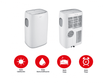 Aire Acondicionado Portátil Johnson JTP12H Frío+Bomba Calor | Envío Gratis