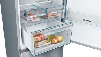 Frigorífico Combi Bosch KGN39VIDA en Acero Inoxidable de 203 x 60 cm No Frost Inverter A+++ | Serie 4 - 5