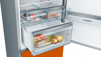 Frigorífico Combi KVN39IO3A Puerta personalizable Naranja 203 x 60 cm No Frost A++ | Serie 4 - 7